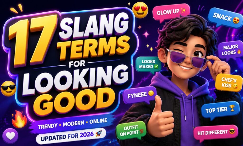 17 Slang Terms for Looking Good