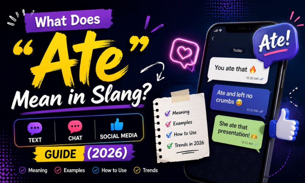 Ate Meaning in Text