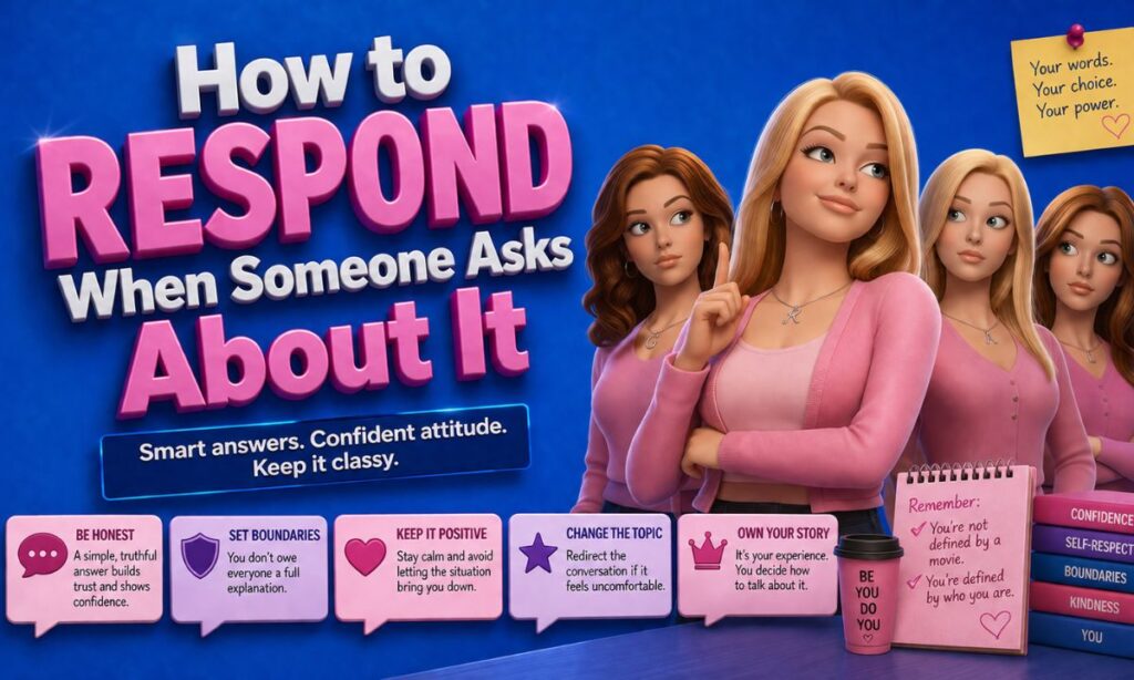 How to Respond When Someone Asks About It