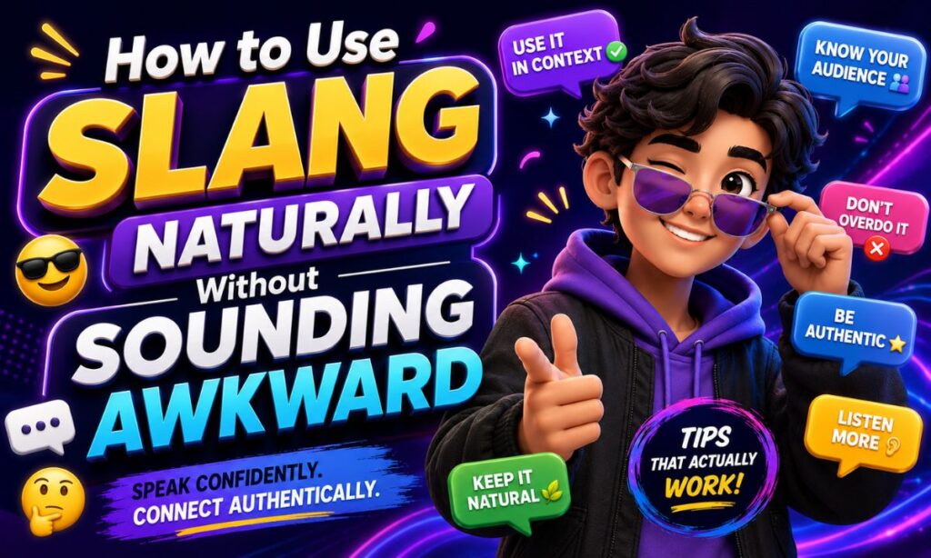 How to Use Slang Naturally Without Sounding Awkward