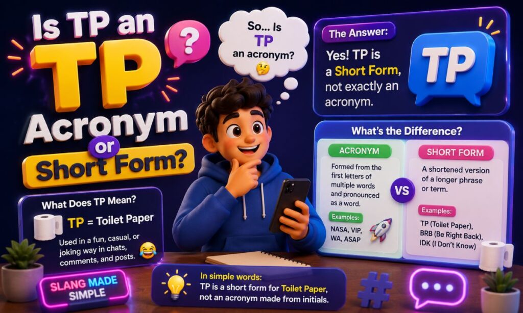 Is TP an Acronym or Short Form