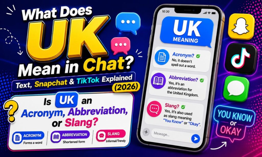Is UK an Acronym, Abbreviation, or Slang