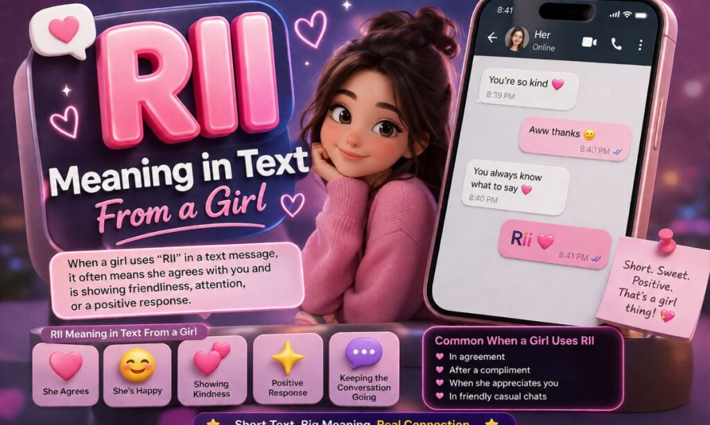 Rii Meaning in Text From a Girl