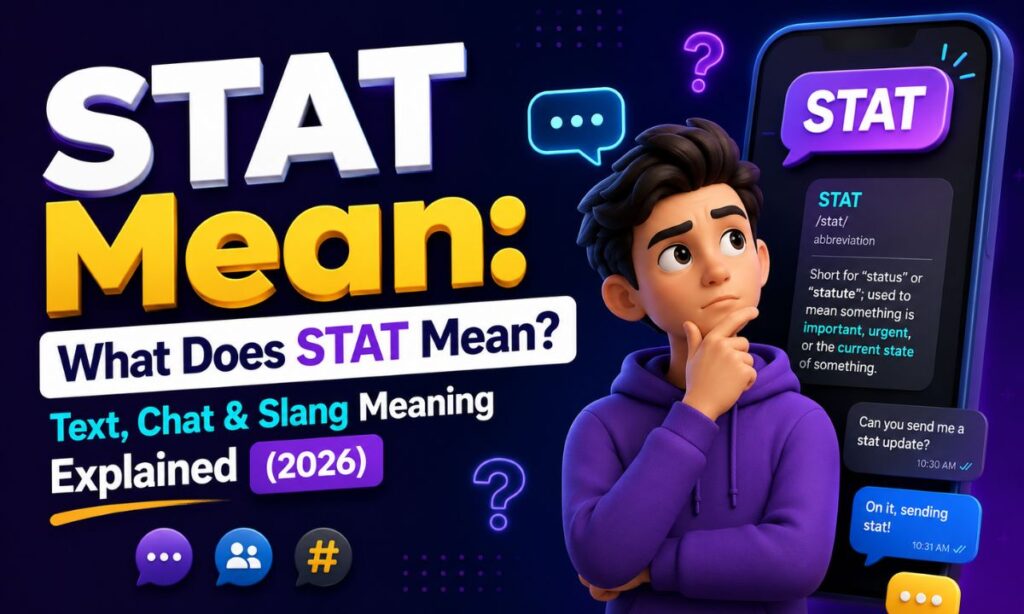 STAT Mean What Does STAT Mean Text, Chat & Slang Meaning Explained (2026)