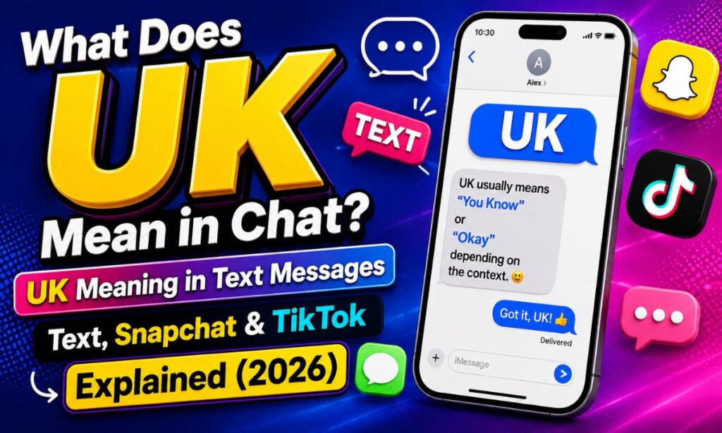 UK Meaning in Text Messages