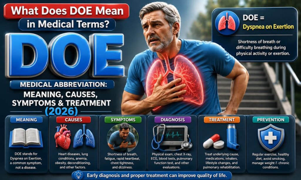 What Does DOE Mean in Medical Terms
