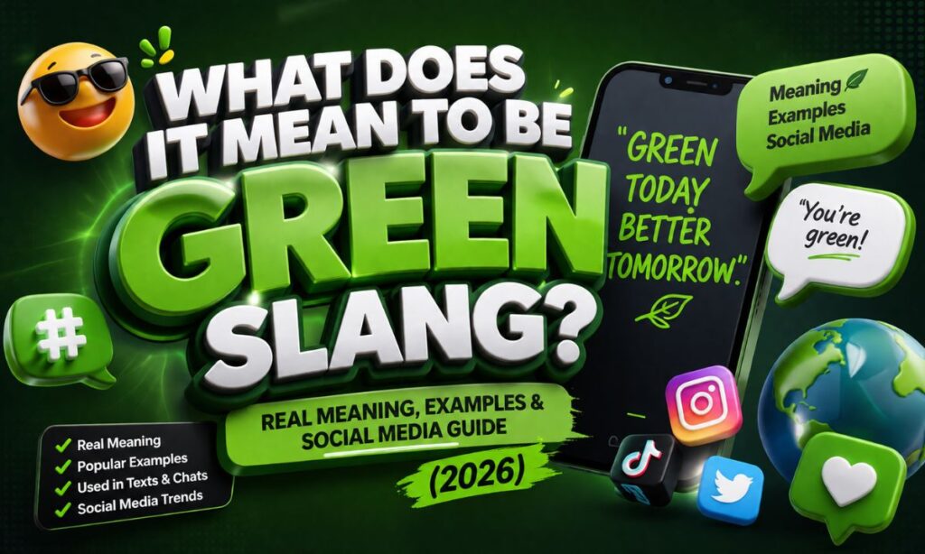 What Does It Mean to Be Green Slang Real Meaning, Examples & Social Media Guide (2026)
