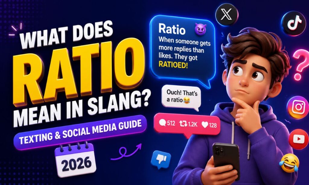 What Does Ratio Mean in Slang Texting & Social Media Guide (2026)