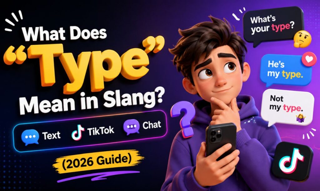 What Does Type Mean in Slang Text, TikTok & Chat Meaning (2026 Guide)