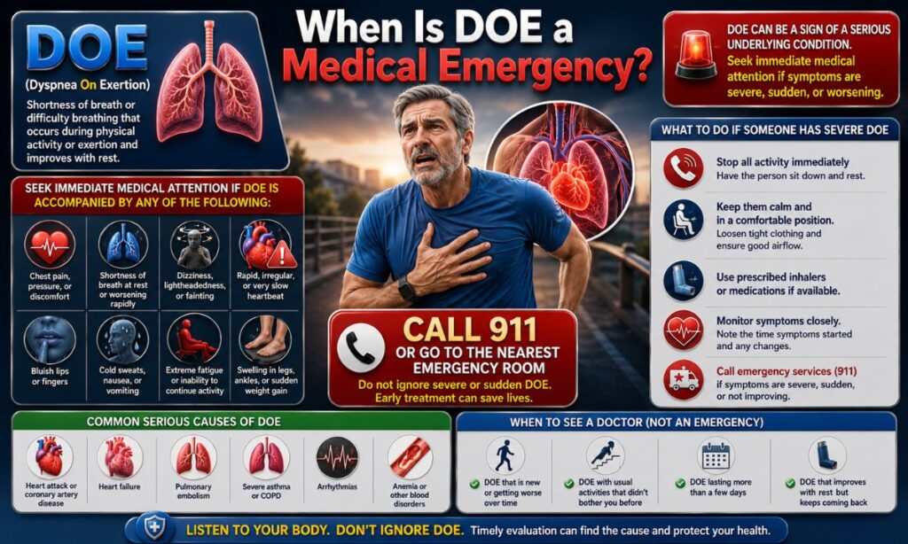 When Is DOE a Medical Emergency
