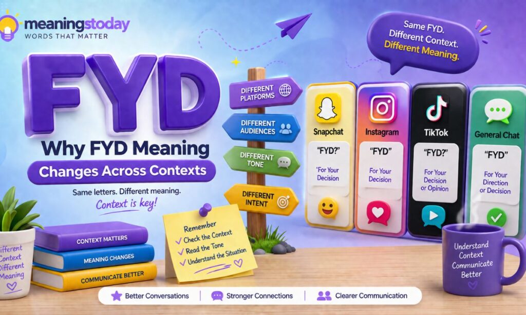 Why FYD Meaning Changes Across Contexts 