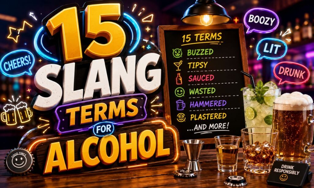 15 Slang Terms for Alcohol