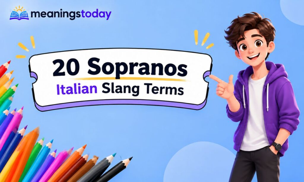 20 Sopranos Italian Slang Terms