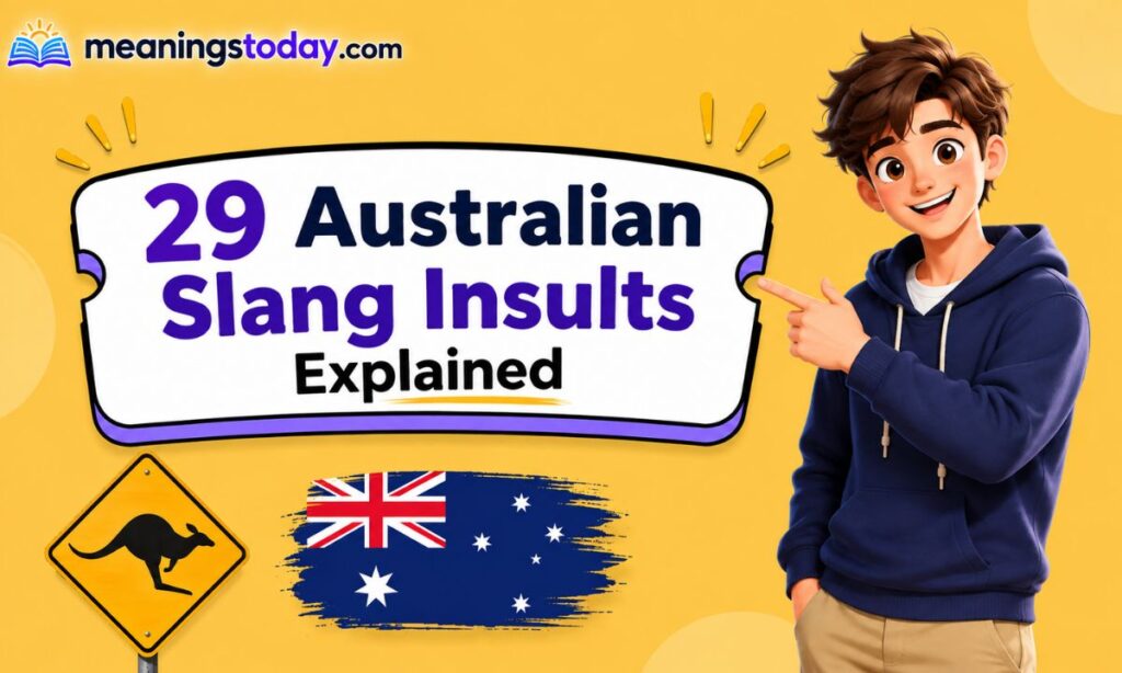 29 Australian Slang Insults Explained