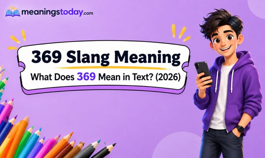 369 Slang Meaning