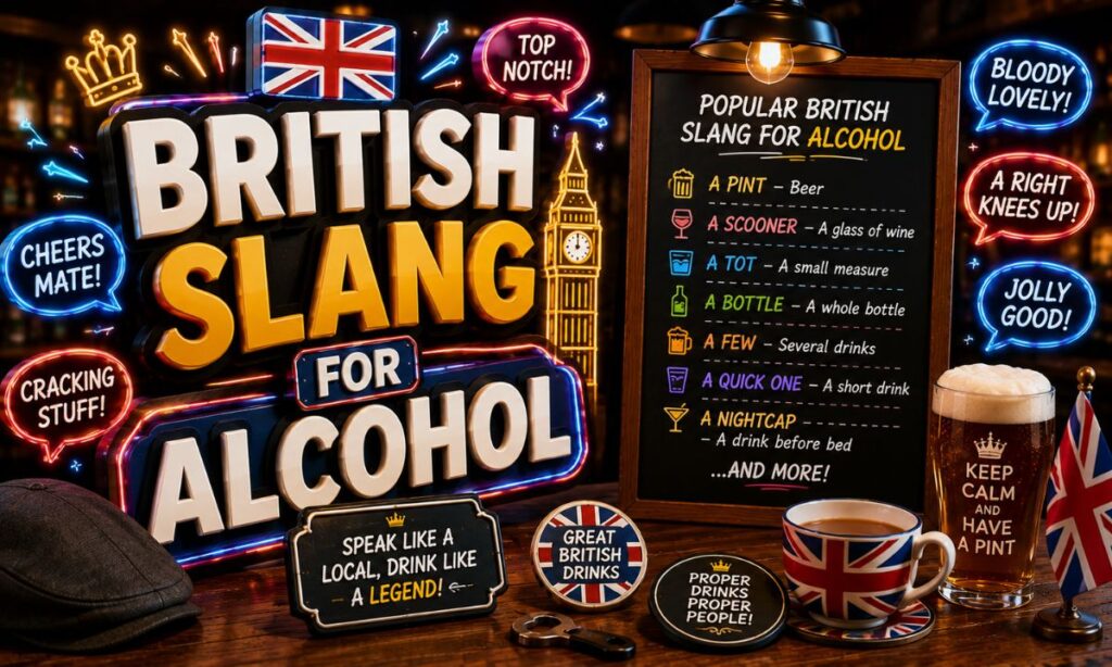 British Slang for Alcohol