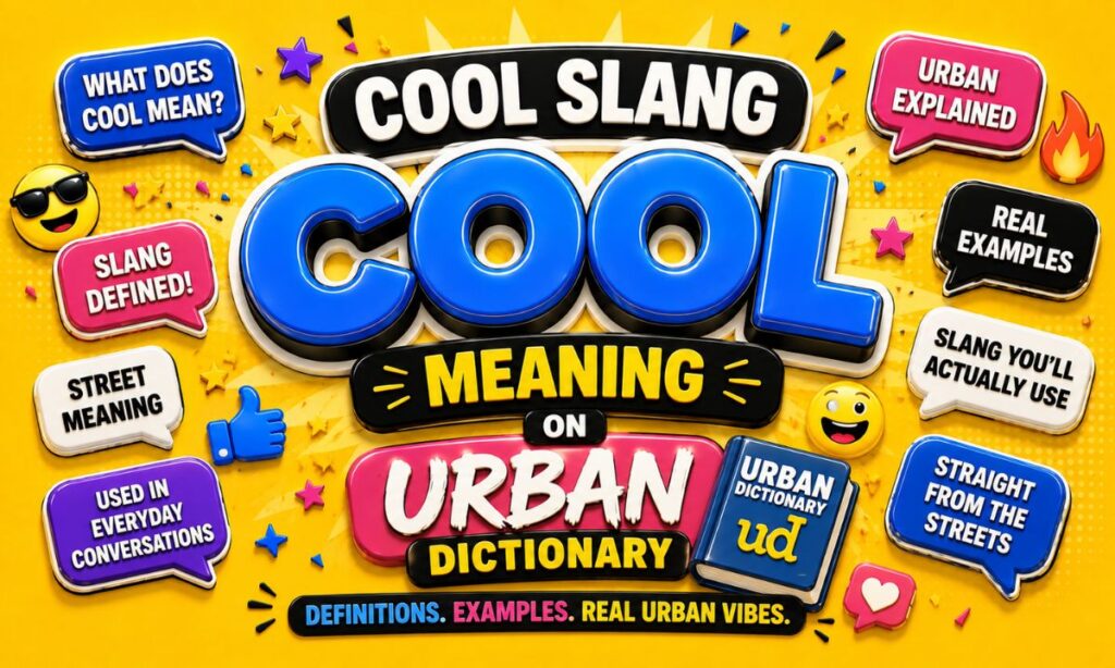 Cool slang meaning Urban Dictionary