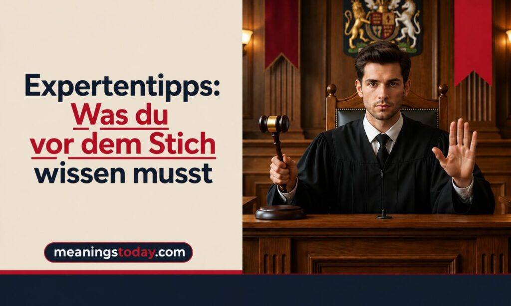 Expertentipps Was du vor dem Stich wissen musst
