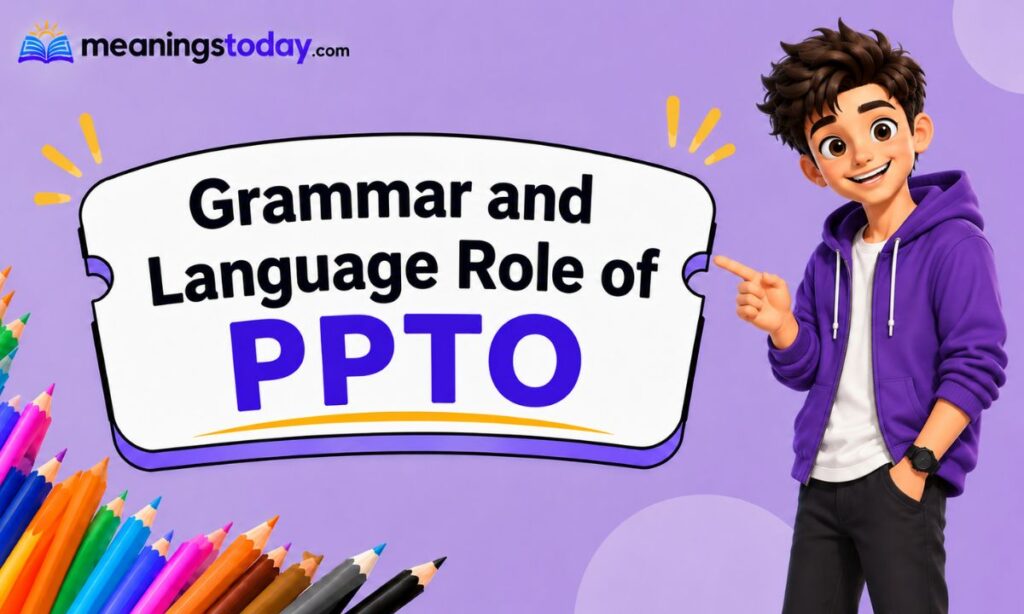 Grammar and Language Role of PPTO
