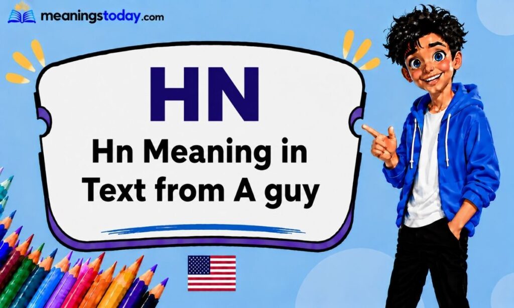 Hn Meaning in Text from A guy