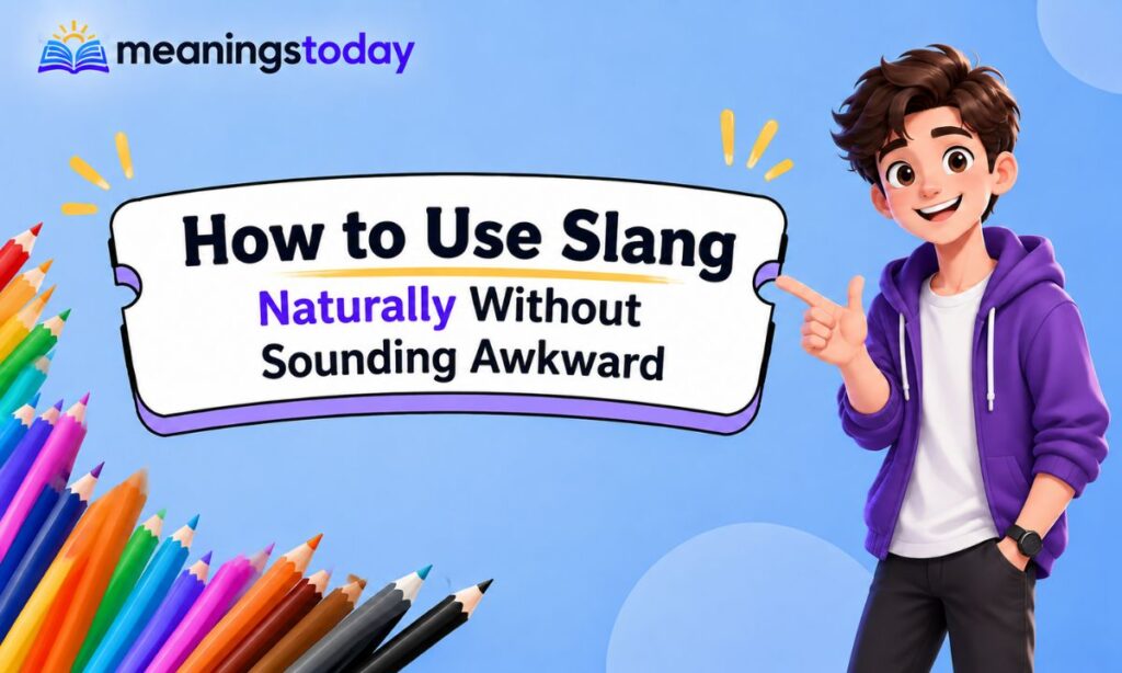 How to Use Slang Naturally Without Sounding Awkward