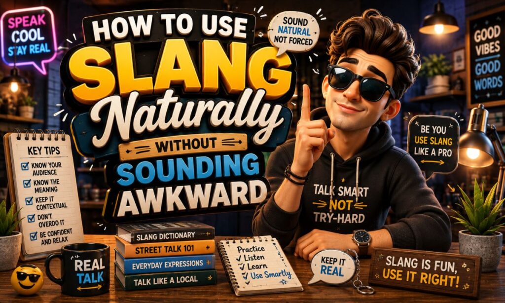 How to Use Slang Naturally Without Sounding Awkward 