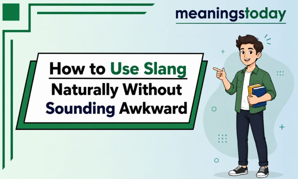 How to Use Slang Naturally Without Sounding Awkward