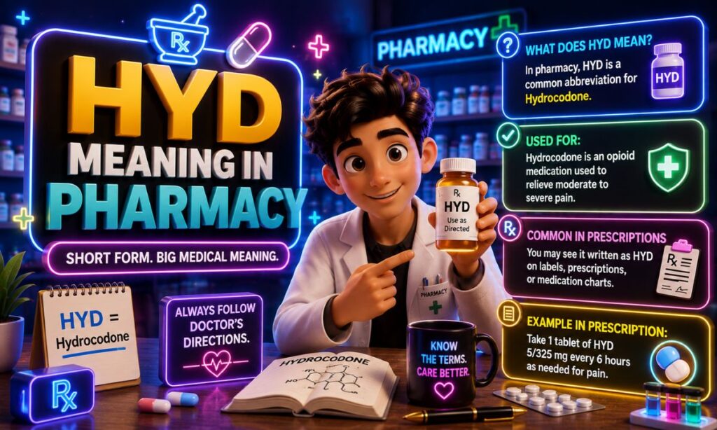 Hyd Meaning in Pharmacy