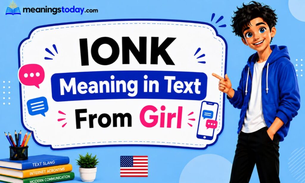 IONK Meaning in Text From Girl