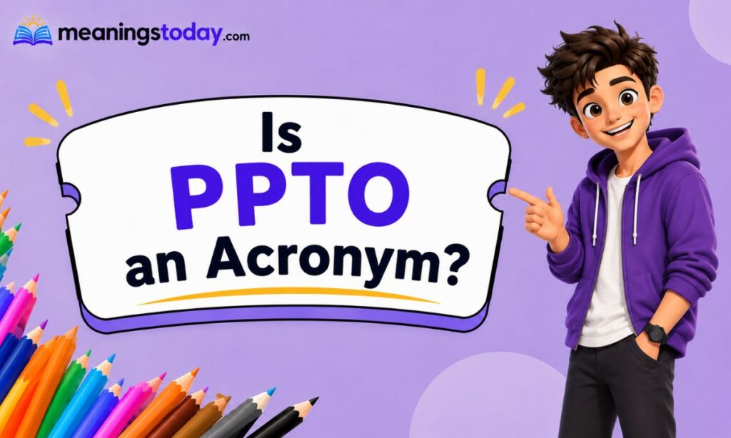 _Is PPTO an Acronym