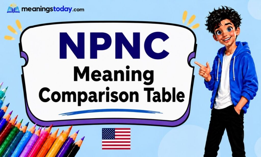 NPNC Meaning Comparison Table