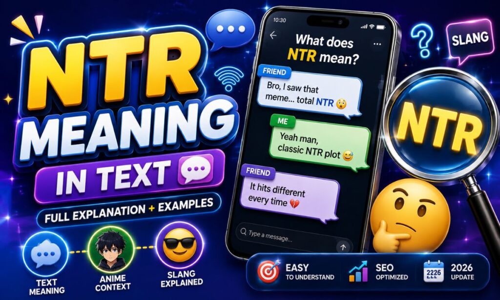 NTR Meaning in Text