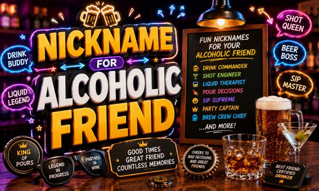 Nickname for Alcoholic Friend