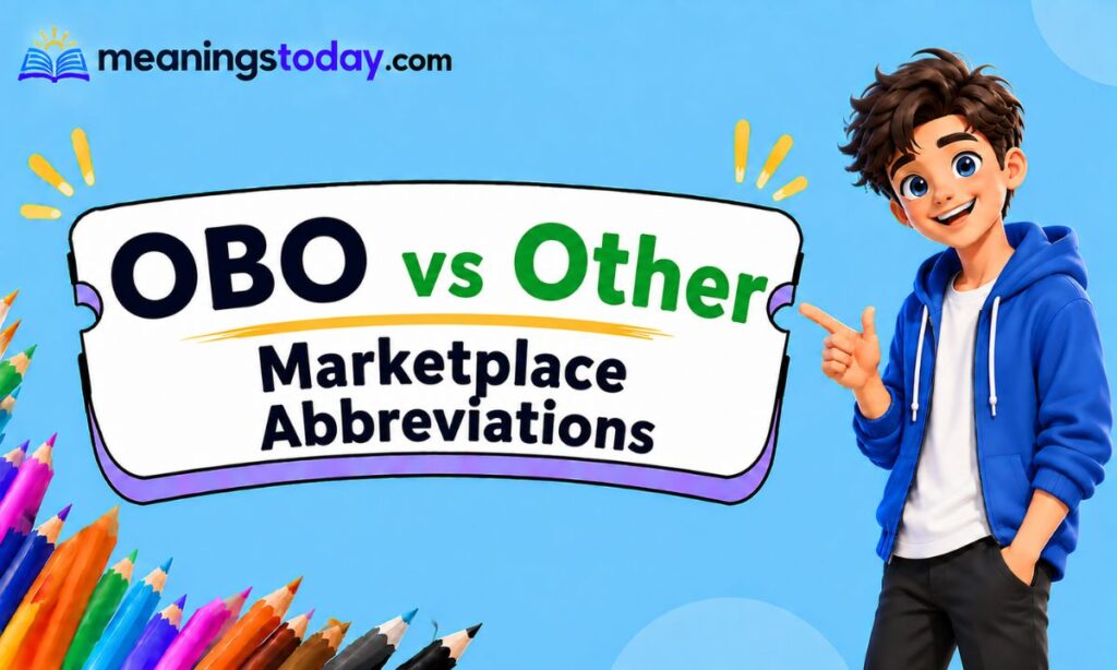 OBO vs Other Marketplace Abbreviations