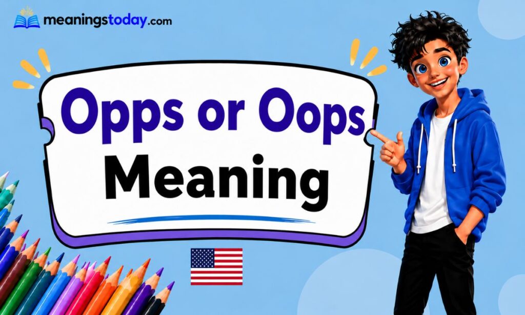 Opps or Oops Meaning