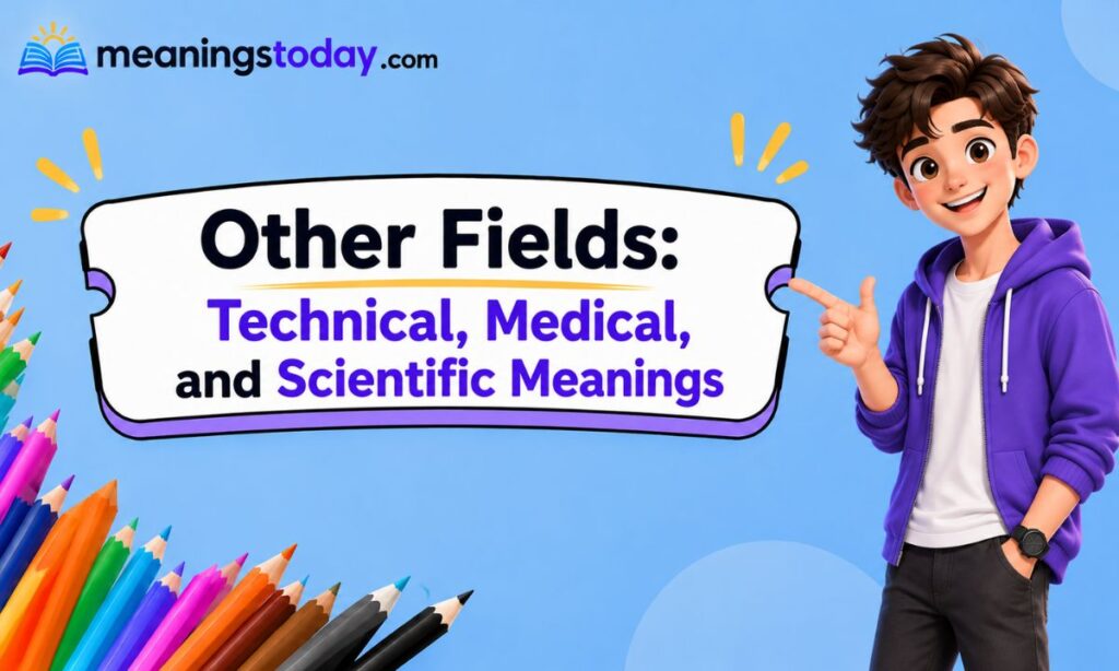 Other Fields Technical, Medical, and Scientific Meanings