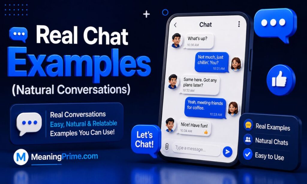 Real Chat Examples (Natural Conversations)
