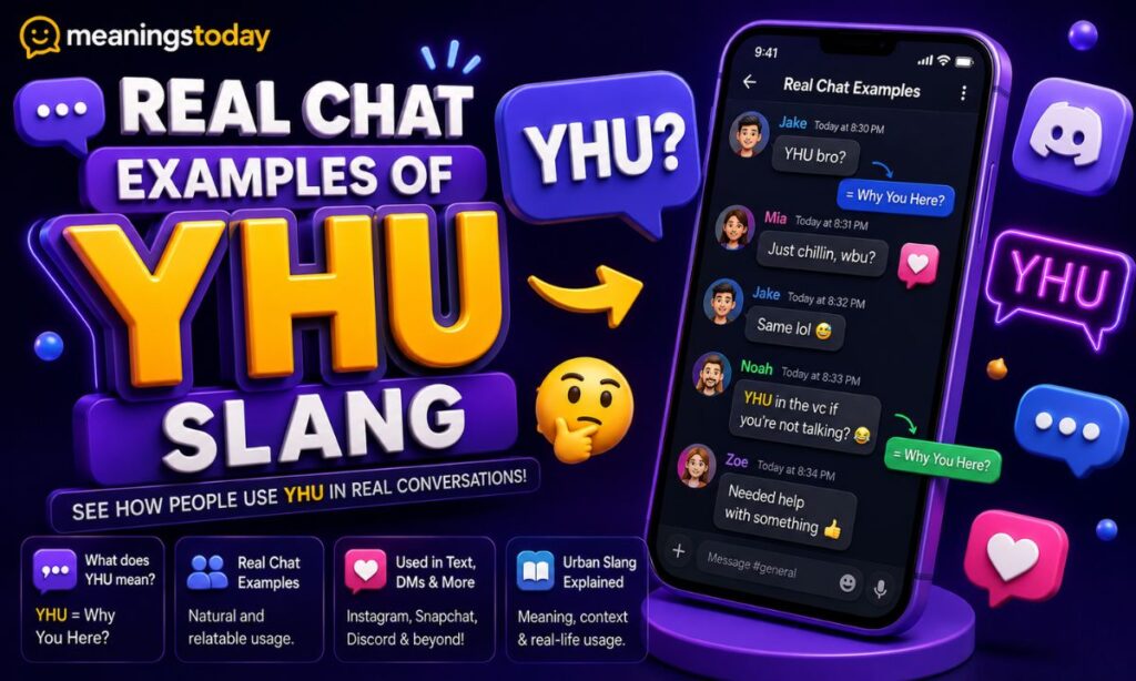 Real Chat Examples of YHU Slang