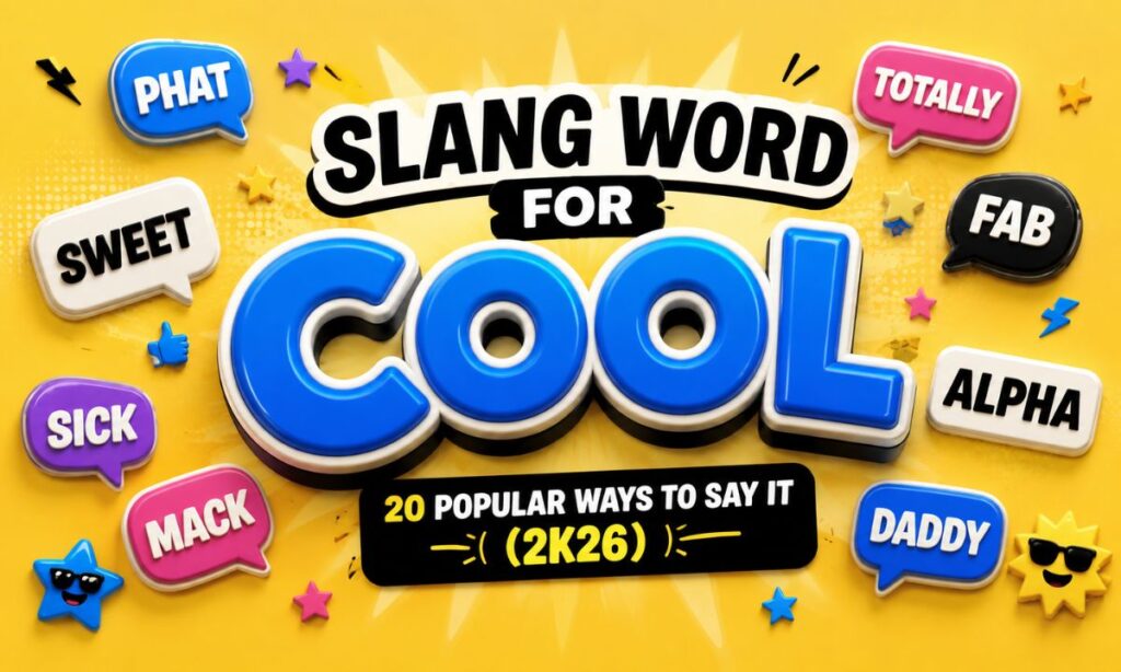 Slang Word for Cool 20 Popular Ways to Say It (2K26)