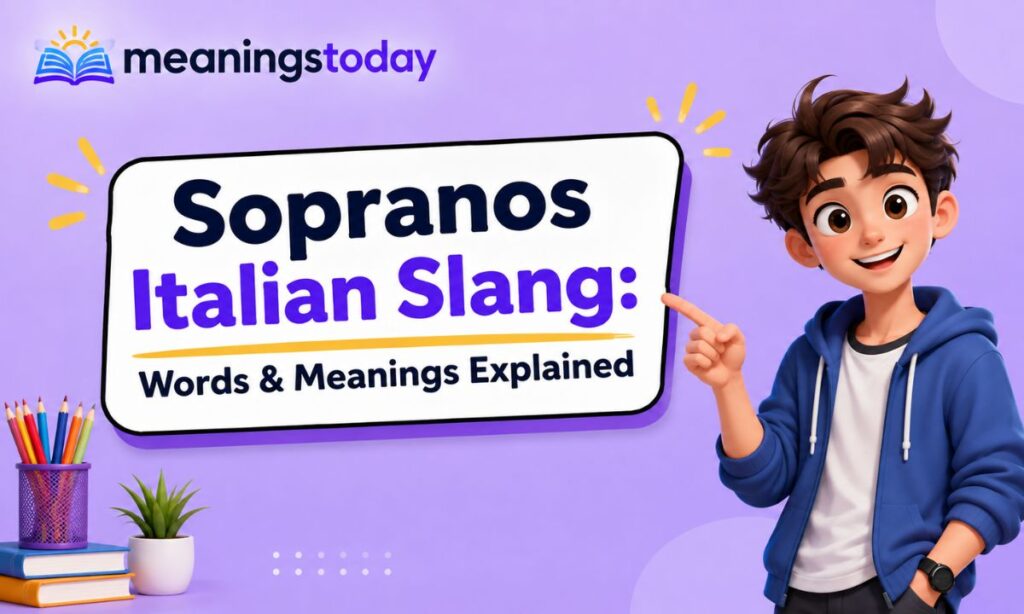 Sopranos Italian Slang Words & Meanings Explained