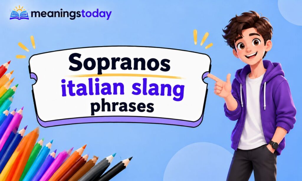 Sopranos italian slang phrases