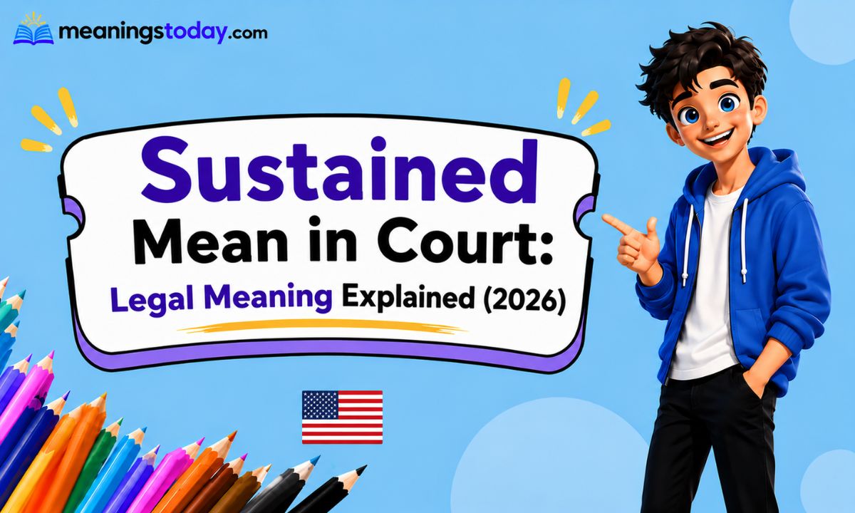 Sustained Mean in Court Legal Meaning Explained (2026)