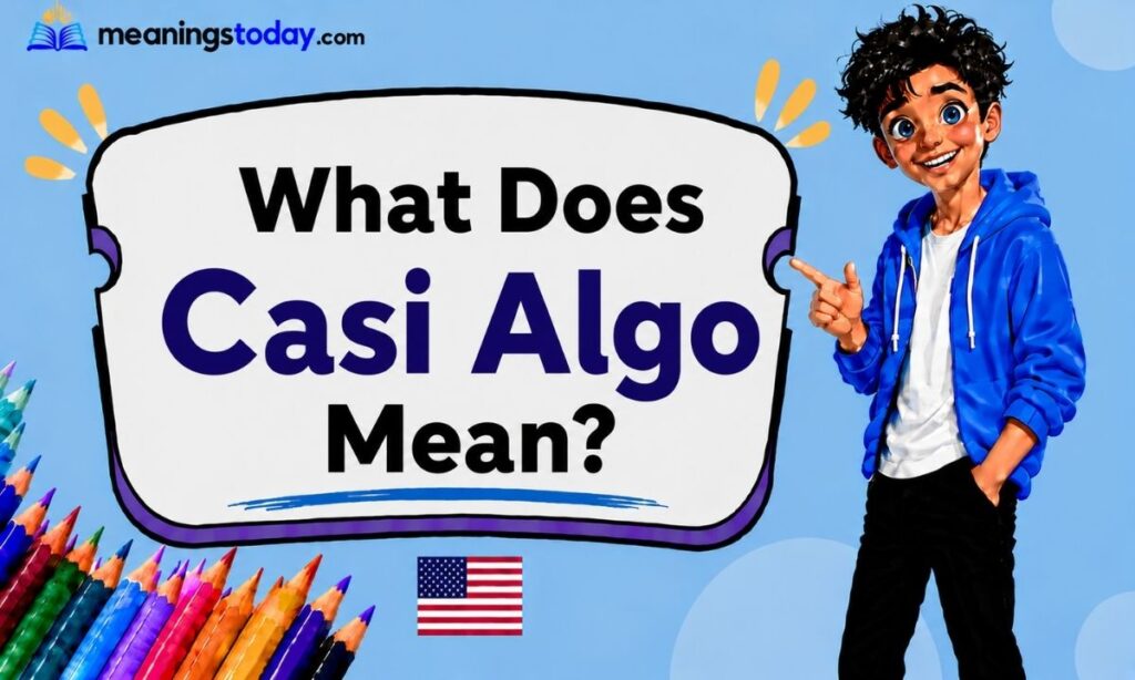 What Does Casi Algo Mean