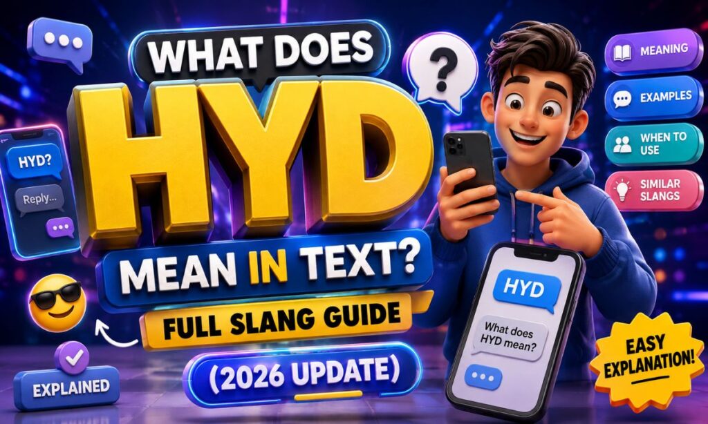 What Does HYD Mean in Text Full Slang Guide (2026 Update)