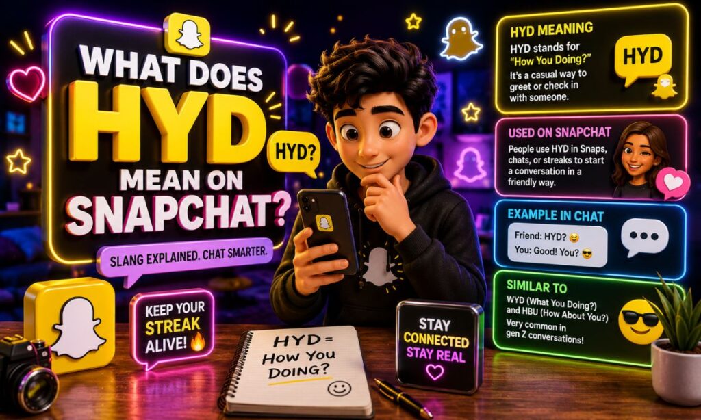 What Does HYD Mean on Snapchat