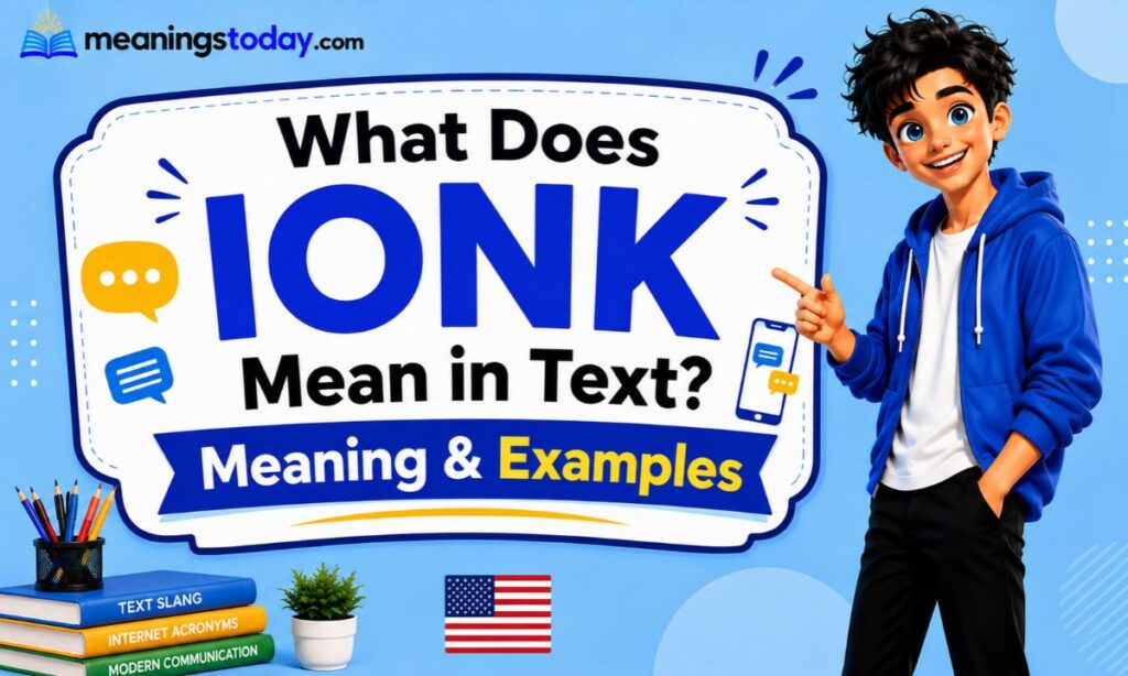 What Does IONK Mean in Text_ Meaning & Examples