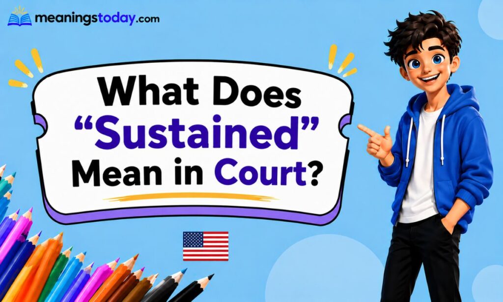What Does Sustained Mean in Court