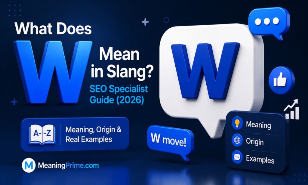 _What Does W Mean in Slang SEO Specialist Guide (2026)