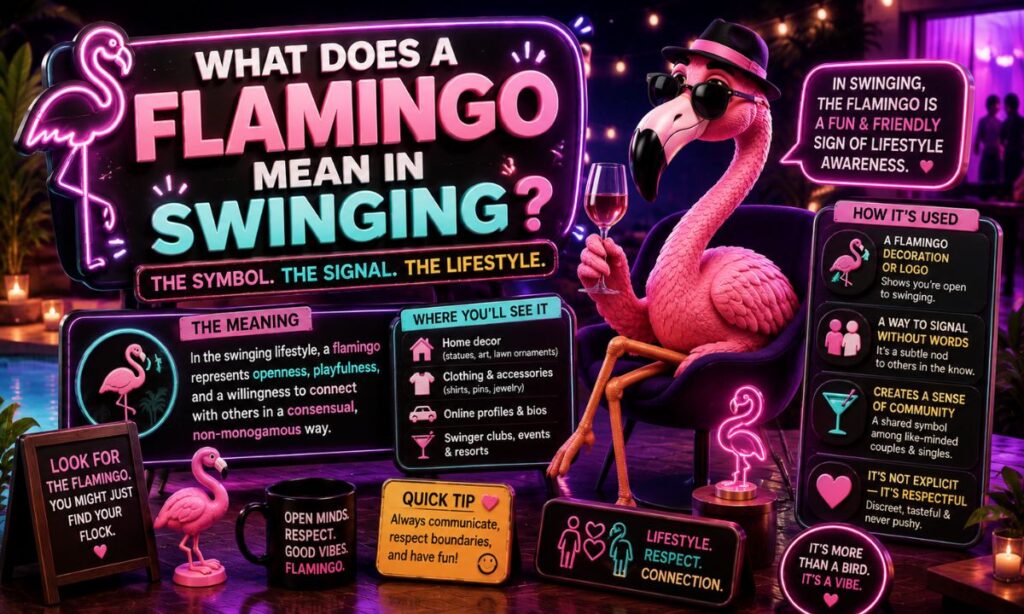 What does a flamingo mean in swinging