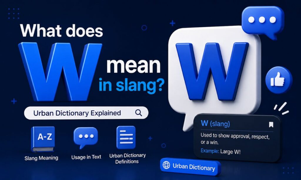 What does w mean in slang urban dictionary